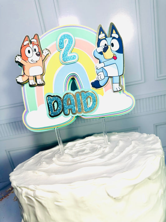 Cake Topper 3D sencillo