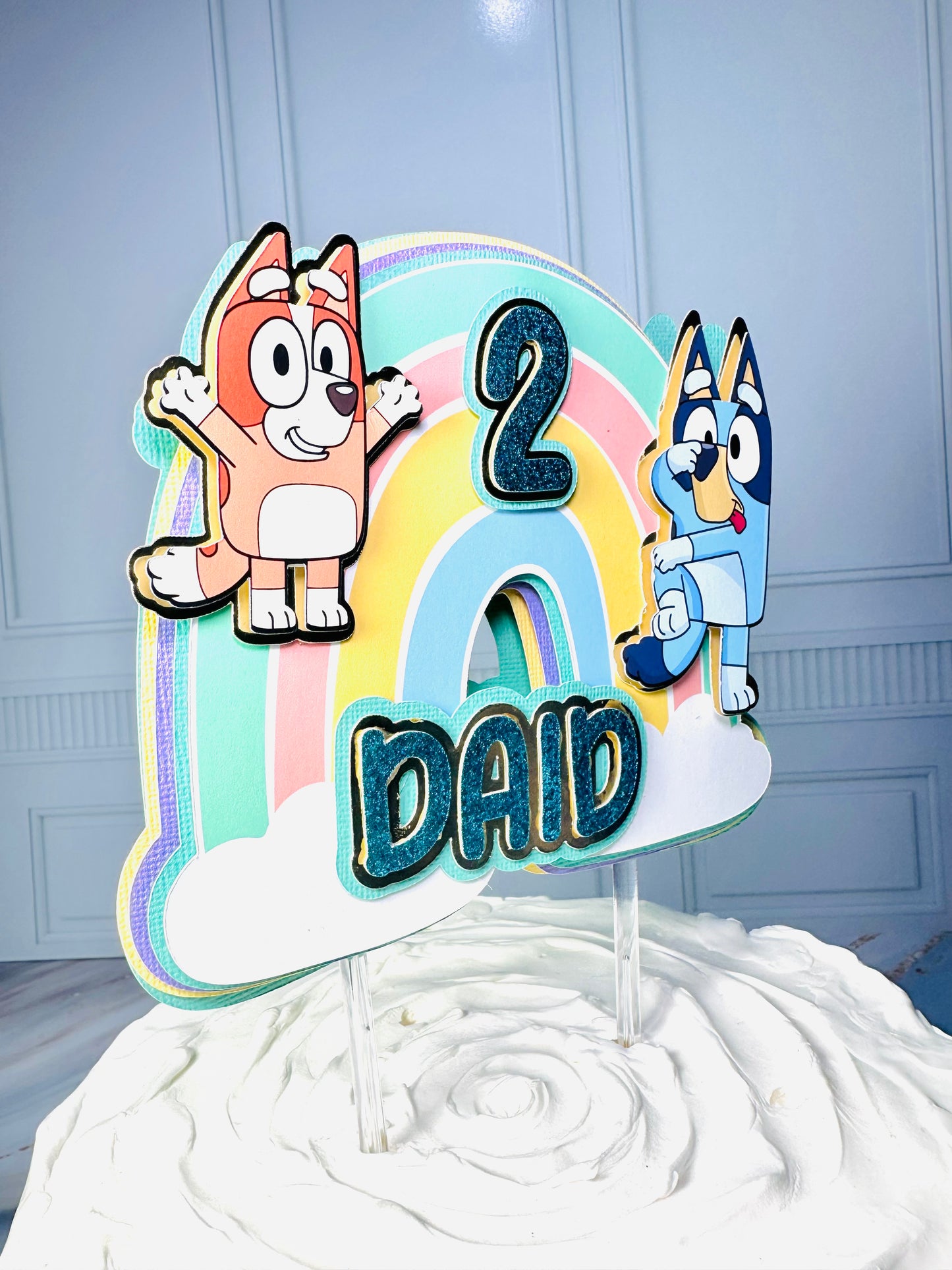 Cake Topper 3D sencillo